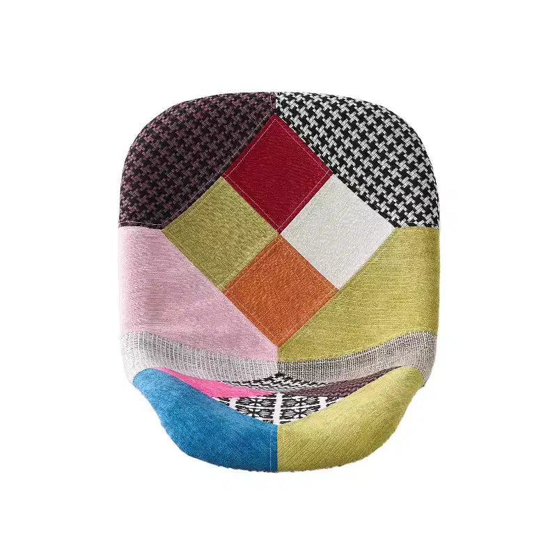 Christopher Knight Home Filmore - Lot de 2 fauteuils d'appoint en tissu patchwork style bohème avec pieds chromés