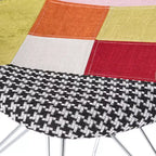 Christopher Knight Home Filmore - Lot de 2 fauteuils d'appoint en tissu patchwork style bohème avec pieds chromés