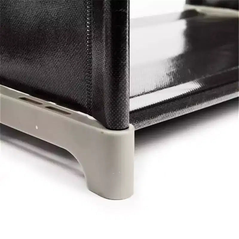Étagère de rangement 3 niveaux 9 cubes en acier, organisateur d'escalier DIY pour salle de bain, cuisine, bureau (Noir)