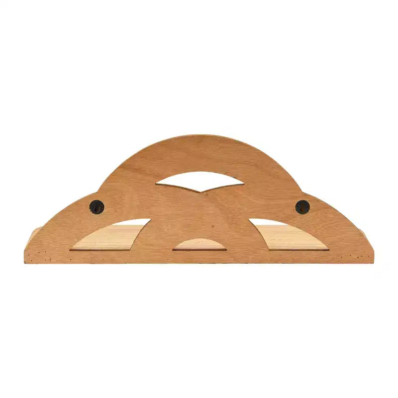 Étagère murale en bois et MDF avec arches, collection Storied Home, naturelle