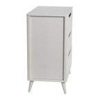 Commode en bois massif Yume Mid-Century Moderne à 3 tiroirs