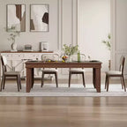 Table à manger de ferme de 180 cm pour 6 à 8 personnes, plateau épaissi, table de salle à manger rectangulaire avec pieds solides pour salon, restaurant