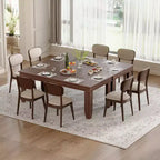 Table à manger de ferme de 180 cm pour 6 à 8 personnes, plateau épaissi, table de salle à manger rectangulaire avec pieds solides pour salon, restaurant