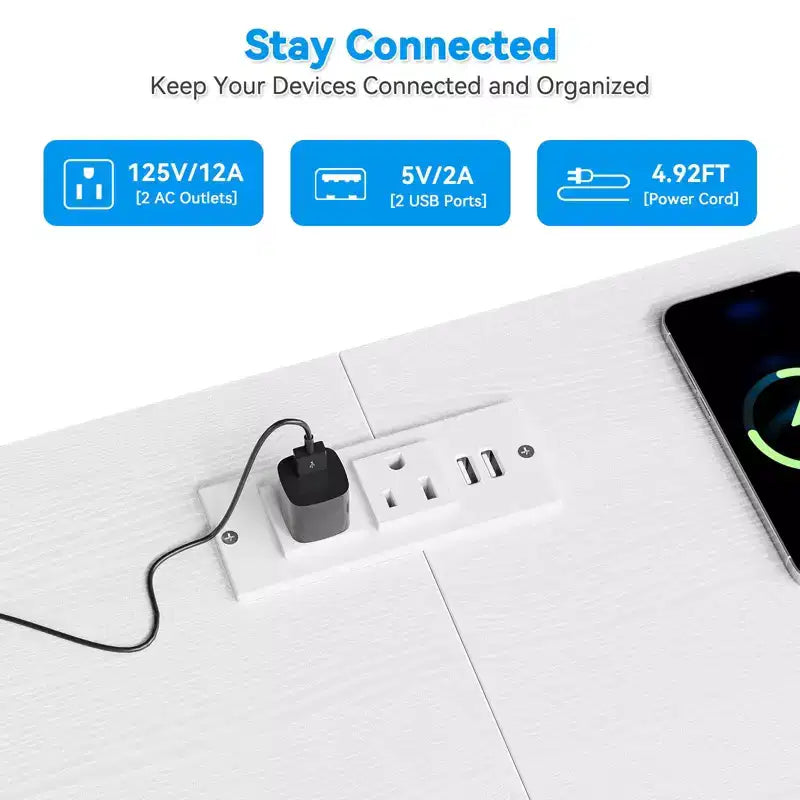 Meuble TV Zstar avec 10 tiroirs en tissu pour téléviseurs de 65, 70, 75 pouces, meuble TV bas de 160 cm de large avec lumières LED et étagères de rangement ouvertes
