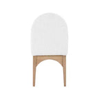 Meridian Furniture, Chaise de salle à manger Waldorf en tissu bouclé