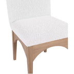 Meridian Furniture, Chaise de salle à manger Waldorf en tissu bouclé