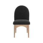 Meridian Furniture, Chaise de salle à manger Waldorf en tissu bouclé