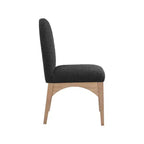 Meridian Furniture, Chaise de salle à manger Waldorf en tissu bouclé