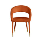 Meridian Furniture, Chaise de salle à manger en velours Destiny