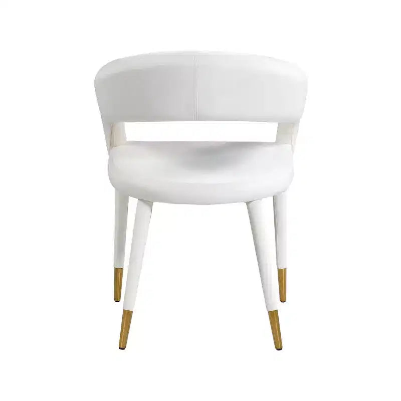 Meridian Furniture, Chaise de salle à manger en velours Destiny