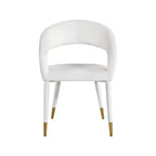 Meridian Furniture, Chaise de salle à manger en velours Destiny