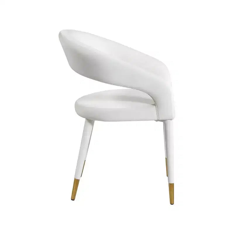 Meridian Furniture, Chaise de salle à manger en velours Destiny