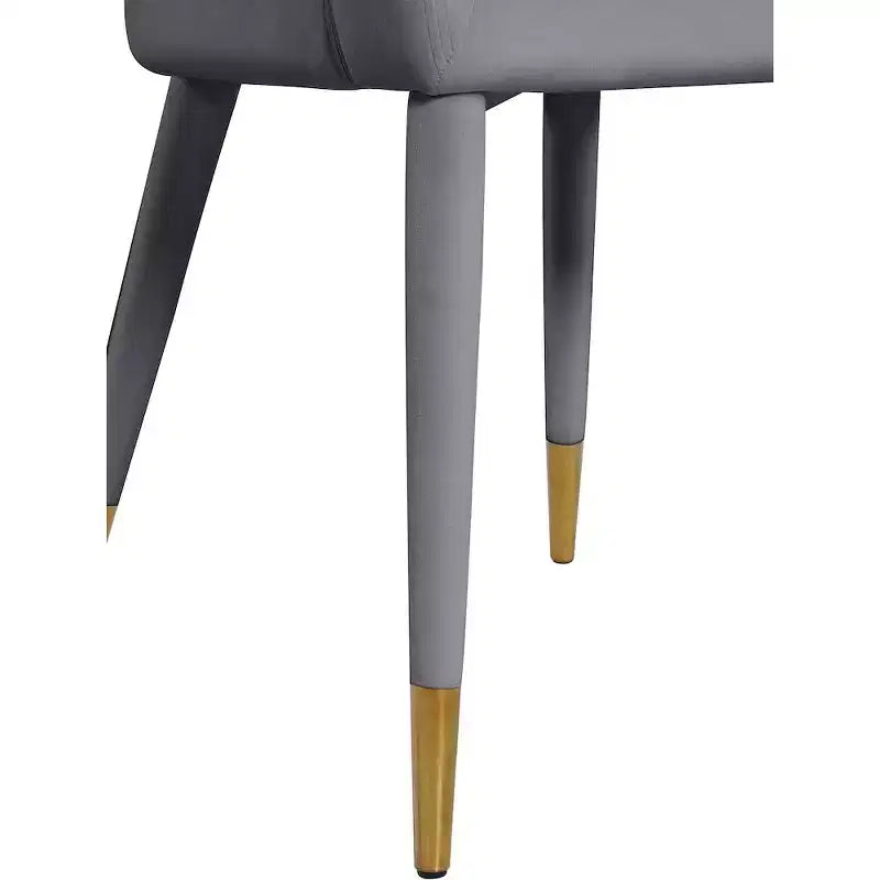 Meridian Furniture, Chaise de salle à manger en velours Destiny