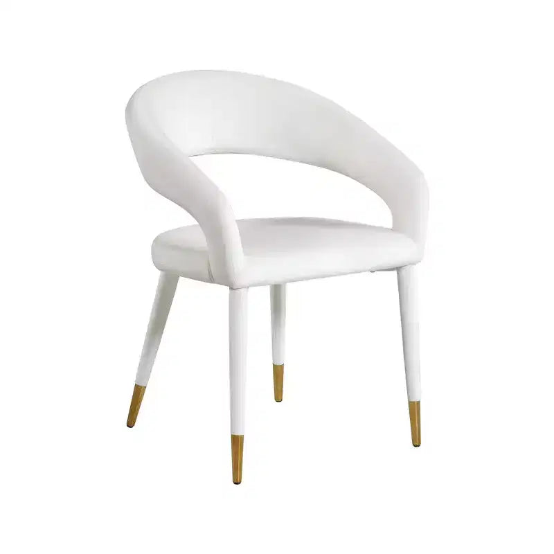 Meridian Furniture, Chaise de salle à manger en velours Destiny