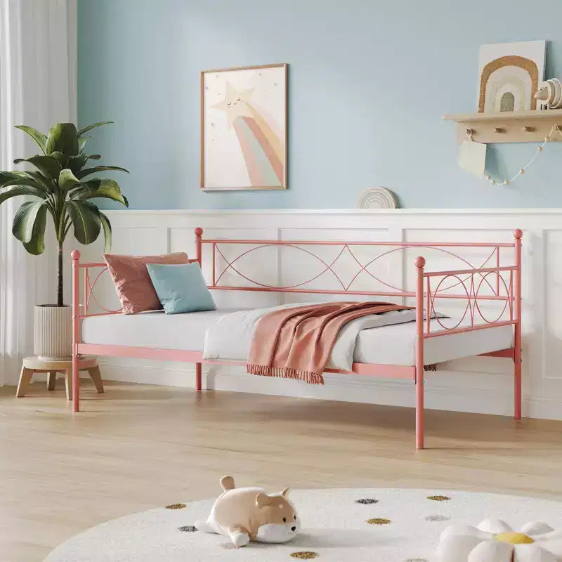 Lit de repos double GustoWave, avec sommier à lattes en acier