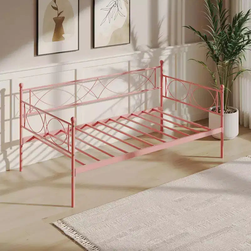 Lit de repos double GustoWave, avec sommier à lattes en acier