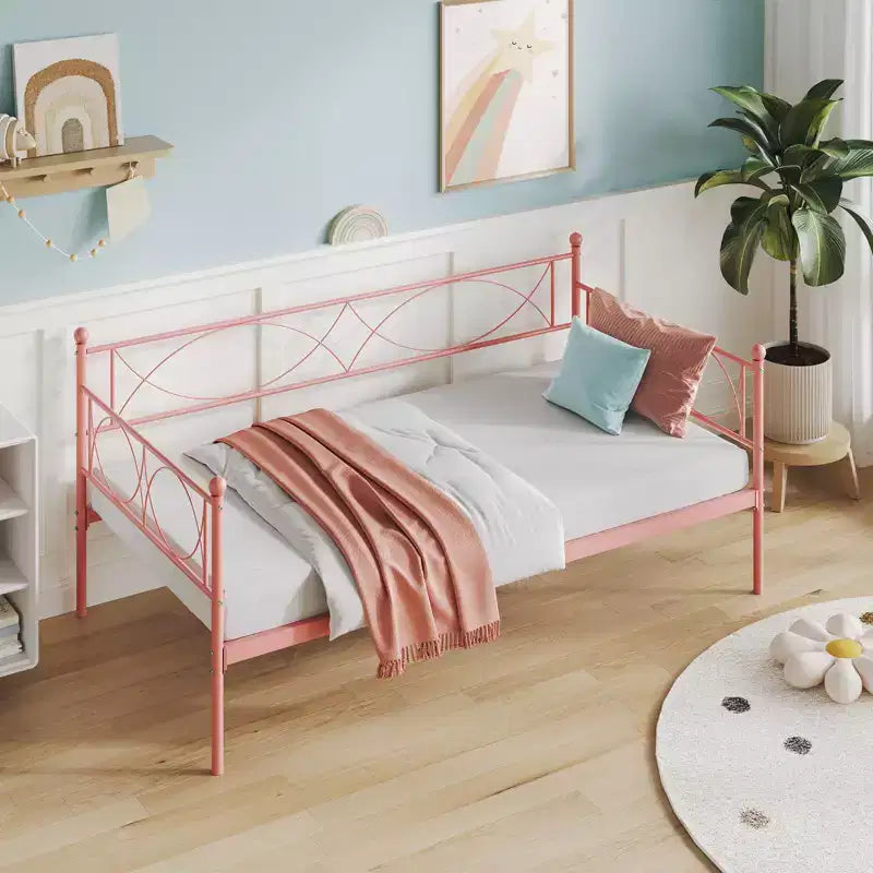 Lit de repos double GustoWave, avec sommier à lattes en acier