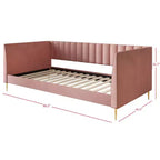 Lit de repos capitonné Home Design Maidste une place