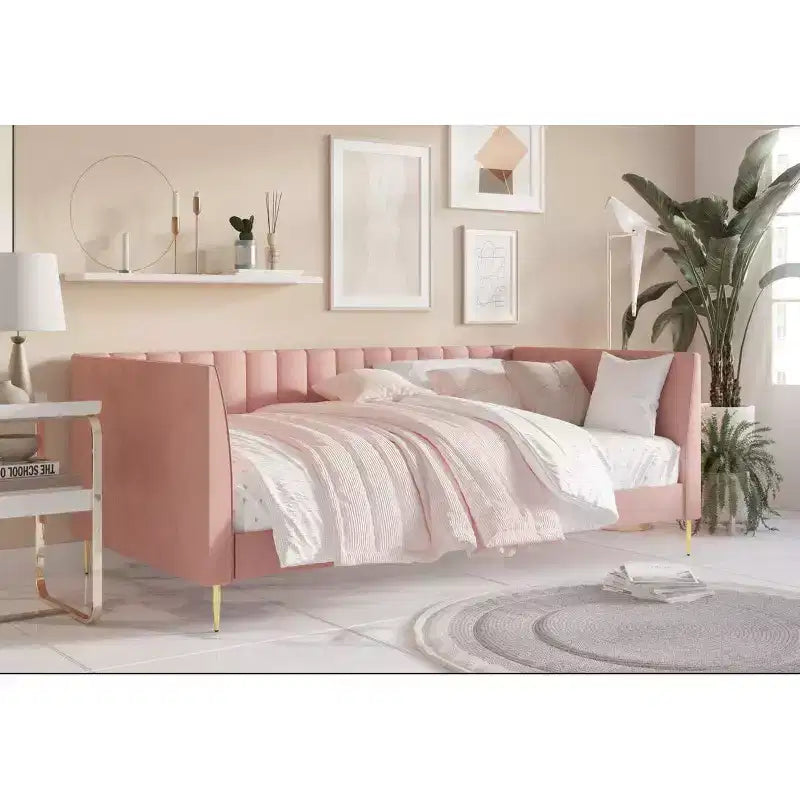 Lit de repos capitonné Home Design Maidste une place