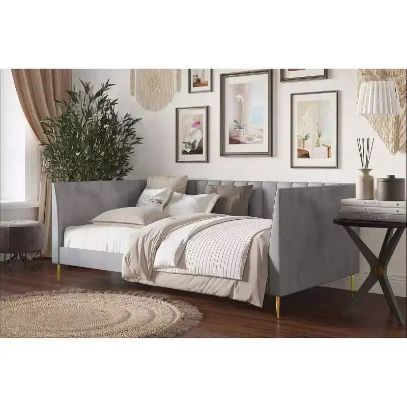 Lit de repos capitonné Home Design Maidste une place