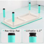 Ensemble de 47 tables et 6 chaises réglables en hauteur pour tout-petits avec pieds de table antidérapants et plateau de table graffitis pour organisateur