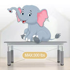 Ensemble de 47 tables et 6 chaises réglables en hauteur pour tout-petits avec pieds de table antidérapants et plateau de table graffitis pour organisateur