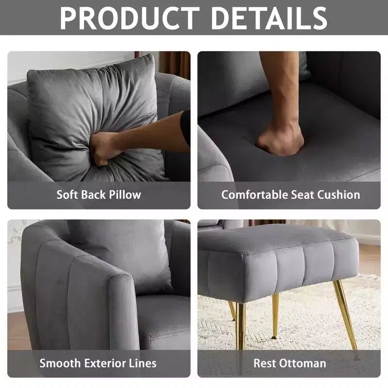 Fauteuil de salon Karl Home