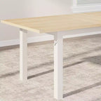 Table de salle à manger CuisinSmart, grande table de salle à manger extensible de 160 cm, table de cuisine (Table seule)