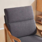 Fauteuil en bois massif Karl Home