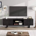 Industrial TV Stand for 80, Modern Entertainment Center with 2 Drawers, with Heavy Duty Leg and Open Storage, for Living Room