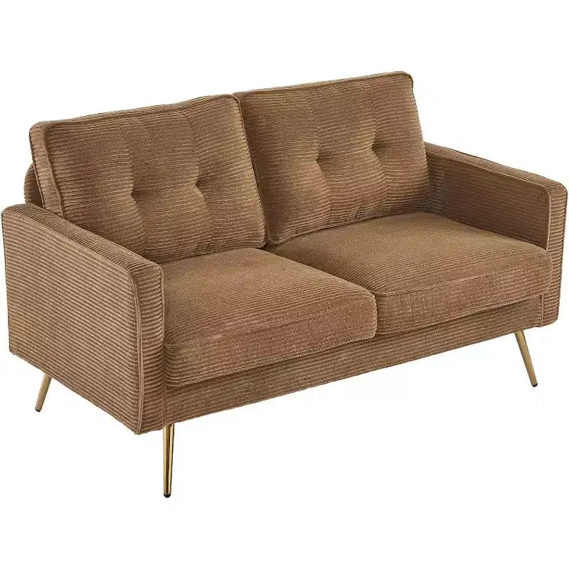 VINGLI Canapé 2 places moderne 56", petit canapé à assise profonde pour salon