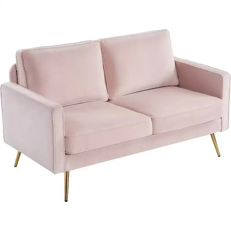 VINGLI Canapé 2 places moderne 56", petit canapé à assise profonde pour salon