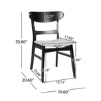 Okak Chaises de salle à manger modernes du milieu du siècle, lot de 2, rondes, rembourrées avec dossier incurvé et pieds en métal, chaises d'appoint en bouclé pour cuisine et salle à manger