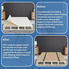 Continental Sleep, sommier pliant, plateforme de soutien de matelas extra-plat 74 x 37,5 pour lits de jour, lits superposés, futons et cadres de lit en métal/bois