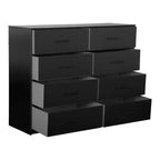 Okak Modern 5/6/8-Drawer Dresser Featuring Large Fabric Drawers Water-Resistant Wooden Top for Display, Perfect for Organizing in Small Rooms