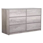 Commode Okak Modern à 5/6/8 tiroirs en tissu avec plateau en bois résistant à l'eau pour exposition, parfaite pour l'organisation dans les petites pièces
