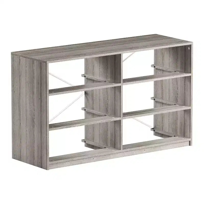 Commode Okak Modern à 5/6/8 tiroirs en tissu avec plateau en bois résistant à l'eau pour exposition, parfaite pour l'organisation dans les petites pièces