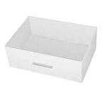 Commode Okak Modern à 5/6/8 tiroirs en tissu avec plateau en bois résistant à l'eau pour exposition, parfaite pour l'organisation dans les petites pièces
