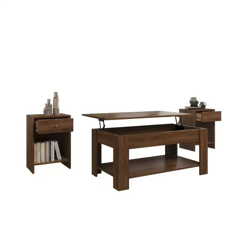 Ensemble de 3 tables basses Magnolia pour la maison