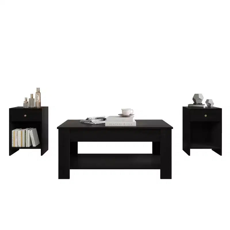 Ensemble de 3 tables basses Magnolia pour la maison