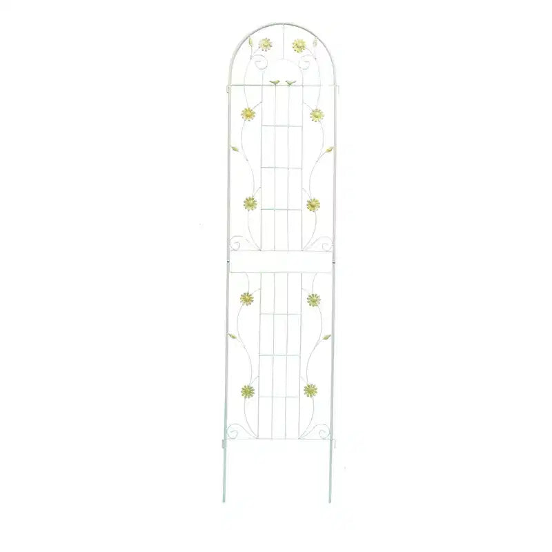MAYEERTY Lot de 2 treillis de jardin en métal antirouille verts de 220 x 50 cm pour plantes grimpantes