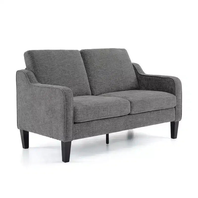 Karl Home |53.5 inch Square Arms Loveseat Sofa