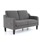 Karl Home |53.5 inch Square Arms Loveseat Sofa