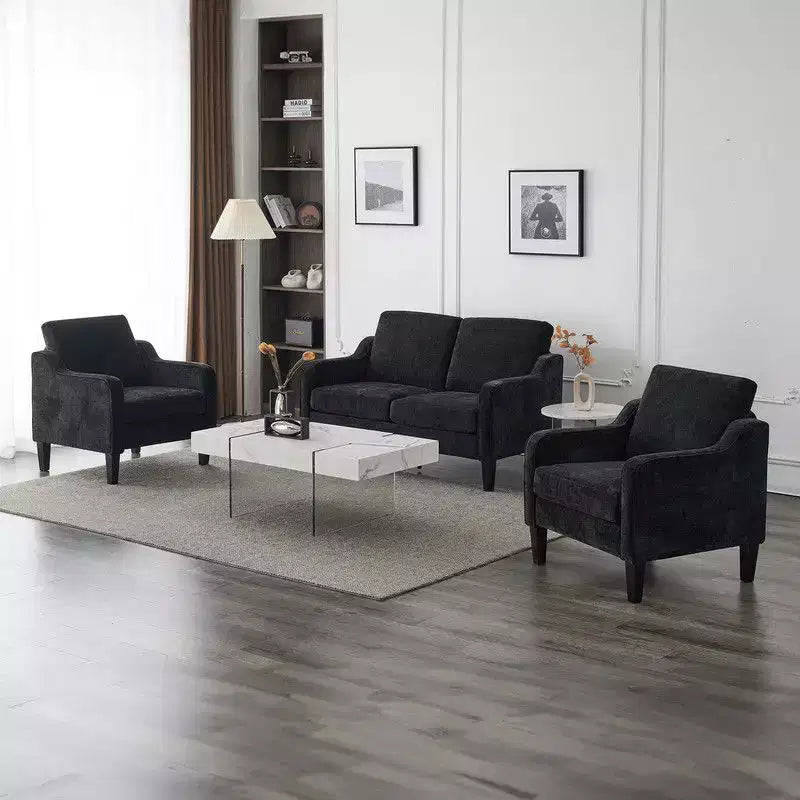 Karl Home | Canapé deux places à accoudoirs carrés de 53,5 pouces