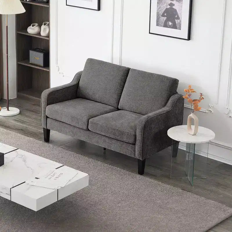 Karl Home | Canapé deux places à accoudoirs carrés de 53,5 pouces