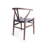 Chaise de salle à manger Christopher Knight Home Gessford en similicuir rustique et bois de frêne