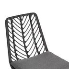 MAYEERTY Lot de 2 Chaises Avec 2 Coussins Gris Assise Confortable pour Salon Salle à Manger