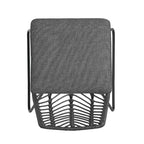 MAYEERTY Lot de 2 Chaises Avec 2 Coussins Gris Assise Confortable pour Salon Salle à Manger