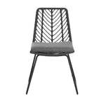 MAYEERTY Lot de 2 Chaises Avec 2 Coussins Gris Assise Confortable pour Salon Salle à Manger