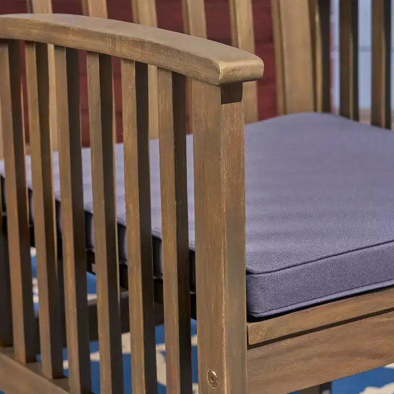 MAYEERTY Lot de 2 chaises de salle à manger avec 2 coussins souples confortables pour la salle à manger et les repas en famille